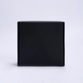 Minimalist black cardboard mailer box for jewelry and accessories packaging - 350g Black Paper Box