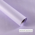 Waterproof lavender purple floral wrapping paper roll 58cm x 7m for bouquet gift packaging - Roll (58cm*7m) / Fragrant Purple