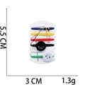 Portable travel sewing kit with multi-color threads, buttons, and gold safety pin - Portable Sewing Kit