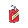 Style Boîte de Jus Rouge (QHXZ2705)
