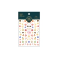 Colorful fruit and flower nail sticker MN-023 with strawberry and avocado patterns - MN-023 Fruit Flower Style