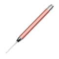 Rose gold luminous earwax removal tool with a transparent soft silicone tip - Single Rose Gold Ear Pick + Battery / Rose Gold