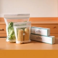 Thickened double-seal food storage bags in large and medium sizes, 40 pieces set - Double Zipper Thickened / [1 Med + 1 Large] Total 40pcs