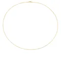 Minimalist gold stainless steel snake bone chain necklace for women and men - 1mm Gold 70cm