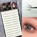 Faux cils inférieurs individuels style épis de blé naturels en boîte vrac - Style Patte de Chaton Dense
