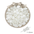 Unregelmäßige cremeweiße ABS-Perlen 7-15 mm für DIY-Schmuck und handgefertigte Ketten - Stil 68 Mischung 7-15mm Cremeweiß 20g/Packung