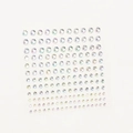 Strass rotondi in acrilico multicolore di varie dimensioni per viso e nail art DIY - 165 Pezzi Strass Bianco AB Aurora