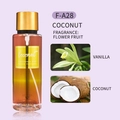 Long-lasting Coconut Flower Fruit fragrance mist in 250ml bottle with golden cap - F-a28new/250ml