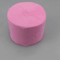 Pink crepe paper streamer roll for birthday party and kindergarten wall decoration - Light Pink