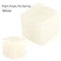 Klassieke witte 3x3 speedcube met matte afwerking en krimpfolieverpakking - Wit Vierkant Zonder Veer (Tas)