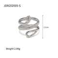 Snake Shape Open Style(JDR202005-S) Silver
