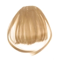 Golden blonde air bangs hairpiece with sideburns for a natural hairline look - With Sideburns - Blonde/18H24