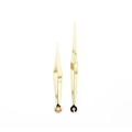 Set di lancette per orologio in alluminio oro lucido con lancette stile foglia - Oro