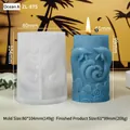 Moule en silicone dauphin avec relief de vagues, 80x104mm pour bougies DIY thématique mer - Océan A-Dauphin