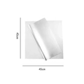 Silver snowflake cellophane paper 45x45cm for Christmas flower apple gift wrapping - 45 Cellophane 65 Sheets; 45*45cm