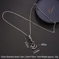 Antique silver snake pendant necklace with stainless steel chain and detailed scale texture - Irregular Snake Shape With 70cm Chain