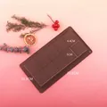 Detail of 10-cavity rectangle chocolate silicone mold with 5x4.4cm cell dimensions - 10-Cavity Rectangle Bar