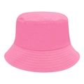 Quick-dry lightweight bucket hat for sun protection in vibrant pink synthetic fiber - M (56-58cm) / Light Rose Red