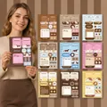Puppy themed monthly calendar stickers 12 sheets for scrapbooking and planners - Clever Puppy