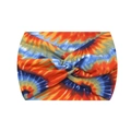 Colorful tie-dye yoga headband with twisted knot design for sports and fitness - 34-Multi-color Tie-dye
