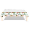 Hawaii-Partytischdecke mit tropischem Flamingo und Palmblatt Aloha Summer-Druck - Flamingo Tischdecke 130*220cm