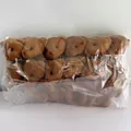 Wholesale pack of brown plush bear charms with Love ribbon for bouquets and gift bags - Brown