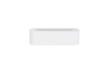 White minimalist 3D flame humidifier and aroma diffuser with oval matte finish - DQ709 Standard / White