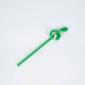 Creative green music note shaped pencil with a flexible body and matching eraser - Green
