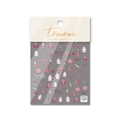 Embossed Halloween nail art stickers with pink ghosts and pumpkin designs in TO-873 style - Pink Halloween Ghost Embossed Style (to873)