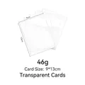 Pochettes en PVC transparent pour moules de porte-clés DIY en sable, 9 cm x 13 cm - Feuilles de Film Mince Rectangulaires (Lot de 5)