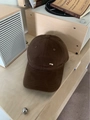 Dark brown brushed cotton baseball cap with Colorado embroidery on a wooden surface - One Size / Coffee