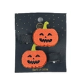 Set van twee oranje vilt pompoen haarspelden voor Halloween kostuum accessoires - Pompoen (Paar)