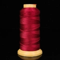 Deep red durable beaded cord on spool for handmade bracelets and jewelry making - Wine Red