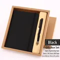 A5 Notebook with Pen Gift Set Black