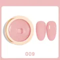 Solid cream nail gel polish in shade 009 with matte and glossy finish display - Solid Gel 09