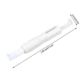 Herramienta blanca de plástico para quitar alineadores ortodónticos de uso doméstico - Enhebrador Automático-Blanco-Sin Paquete