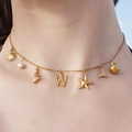 Necklace - Letter W
