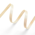 Champagne beige 1cm satin ribbon with smooth finish for baking and hair styling - 1CM Single Sided Satin Ribbon [Butter Cream] 80 Yards