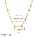 Sun Emblem Clip Necklace