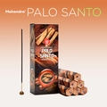 Mahendra Palo Santo incense sticks set with boxes and a burning stick on metal holder - Palo Santo
