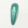 Barrette à cheveux BB à paillettes turquoise pour filles avec forme de goutte classique - Menthe Verte