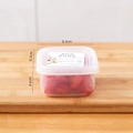 Contenitore alimentare quadrato 8,3x4,6cm con coperchio bianco per dispensa - Contenitore Quadrato per Alimenti