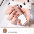 Quick-dry peelable nail polish in 006 Withered Rose shade with 10ml bottle display - 06#Withered Rose