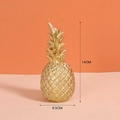 Decorazione moderna ananas dorato in resina, piccolo ornamento per casa e ufficio - Piccolo / Oro