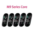 Outdoor LED digital sport watch M9 movement showing heart rate and step counter - Gray