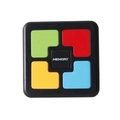 Gioco di memoria elettronico portatile nero con quattro pulsanti colorati per bambini - Modello Quadrato Piccolo