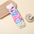Handmade 10-piece hair bow clips set with Frozen Elsa theme and diverse colorful ribbons - Style 11