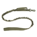 Heavy-duty tactical dog leash in army green nylon with bungee buffer for large dogs - Army Green Leash
