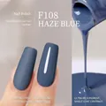 Vernis à ongles gel végétal bleu brouillard F108 avec finitions mate et brillante - F108 Bleu Brume