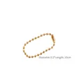 Ten pieces of gold ball chain for DIY crafts with 0.2cm diameter and 10cm length - Gold Bead Chain